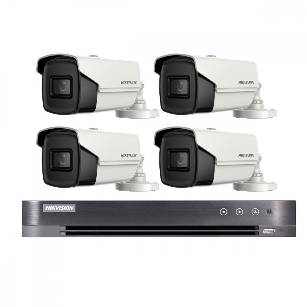 بكج 4 كاميرات خارجية 5MP مع شاشة