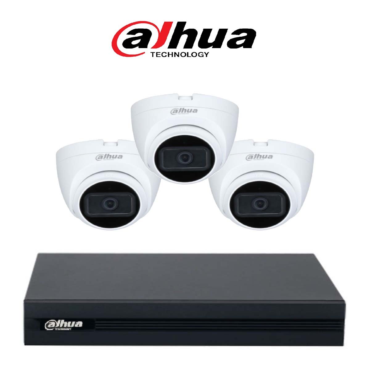 باقة من ثلاث كاميرات داخلية داهوا 5MP